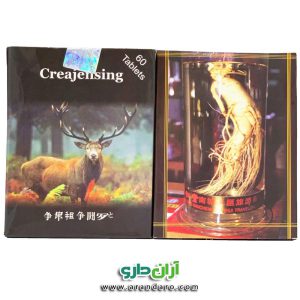 قرص چاقی بدن جینسینگ CREAJENSING اصلی بسته 60 عددی