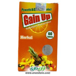 قرص چاقی بدن گین آپ هربال GAIN UP Herbal بسته 60 عددی