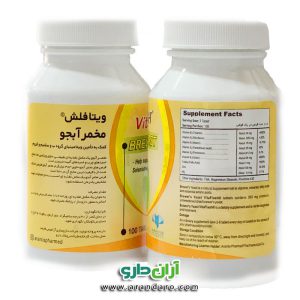 مخمر آبجو ویتافلش (قرص چاقی صورت و بدن) 100 عددی